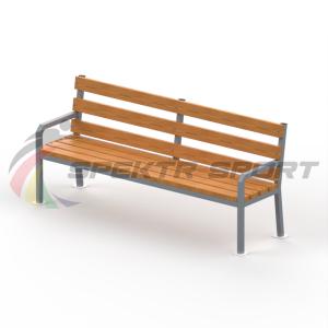Купить Уличная скамейка со спинкой Дача в Барнауле 