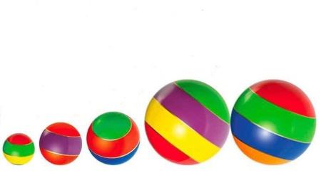 Купить Мячи резиновые (комплект из 5 мячей различного диаметра) в Барнауле 