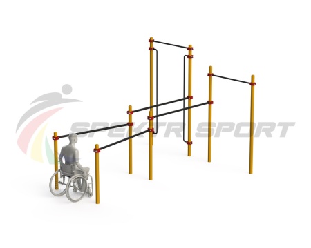 Купить Спортивный комплекс для инвалидов-колясочников WRK-D19_76mm в Барнауле 