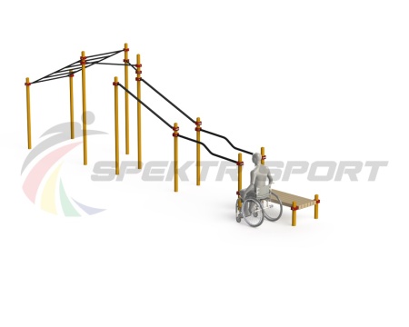 Купить Спортивный комплекс для инвалидов-колясочников WRK-D22_76mm в Барнауле 