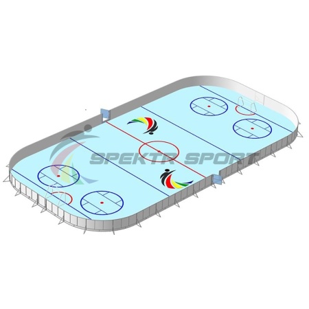Купить Хоккейная коробка, борта фанера 12 мм, 30×15 в Барнауле 