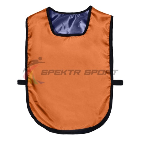 Купить Манишка футбольная двусторонняя универсальная Spektr Sport оранжево-синяя в Барнауле 
